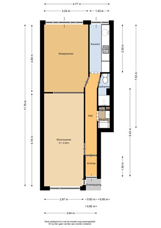 Floorplan - Engelsestraat 3B, 3028 CA Rotterdam